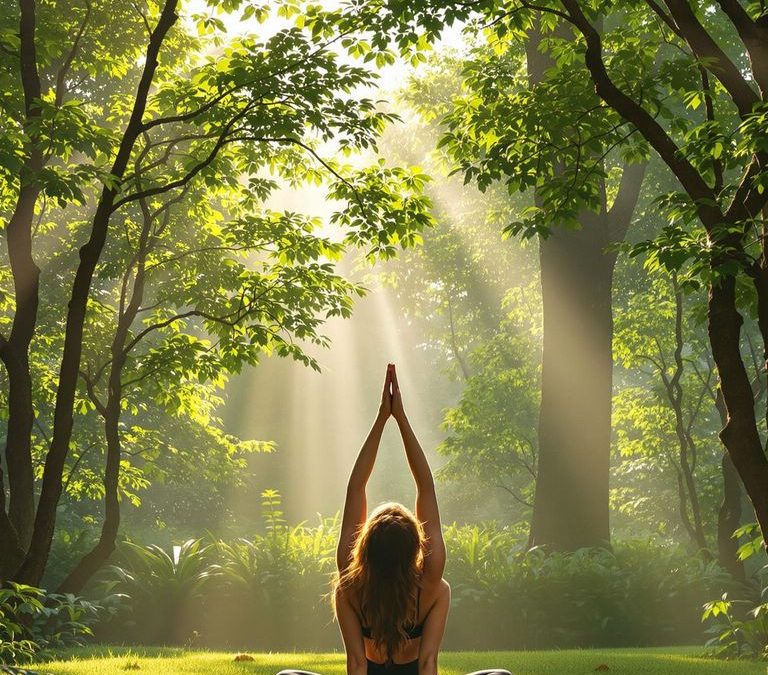 Yoga-Übungen zur Linderung von Stress und Angst